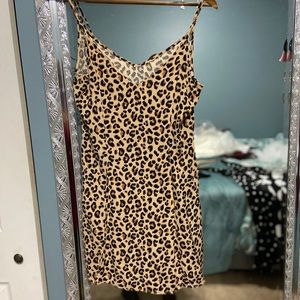 Leopard print dress